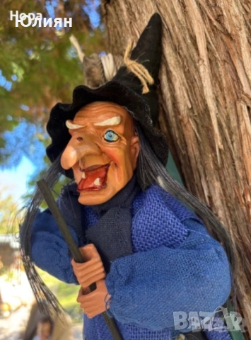 Висяща Баба Яга, снимка 3 - Декорация за дома - 54021076
