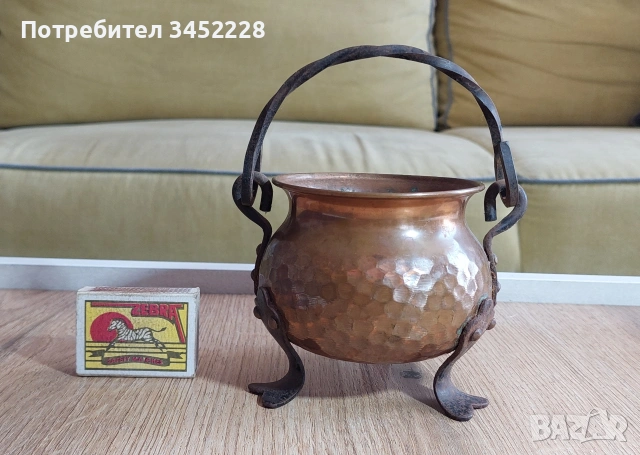 Котле медно за ценители , снимка 6 - Антикварни и старинни предмети - 55100950