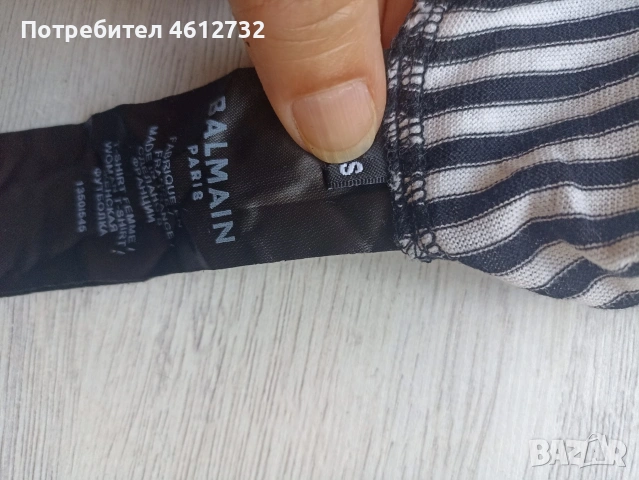 Оригинална тениска Balmain, снимка 8 - Тениски - 55263522
