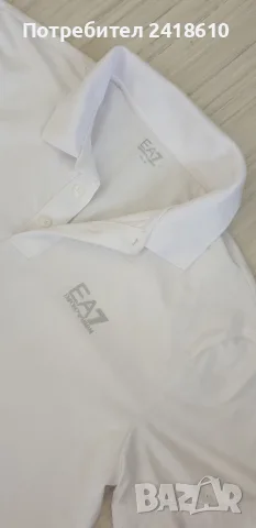 Emporio Armani EA7 Stretch Cotton Mens Size L / XL НОВО! ОРИГИНАЛ! Мъжка Тениска