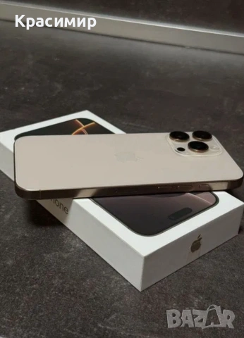 Apple iPhone 16 Pro , Desert ,Като Нов , 1Г, Гаранция!