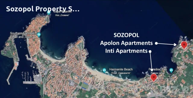  Созопол: Апартамент с гледка море, снимка 13 - Апартаменти - 55430099