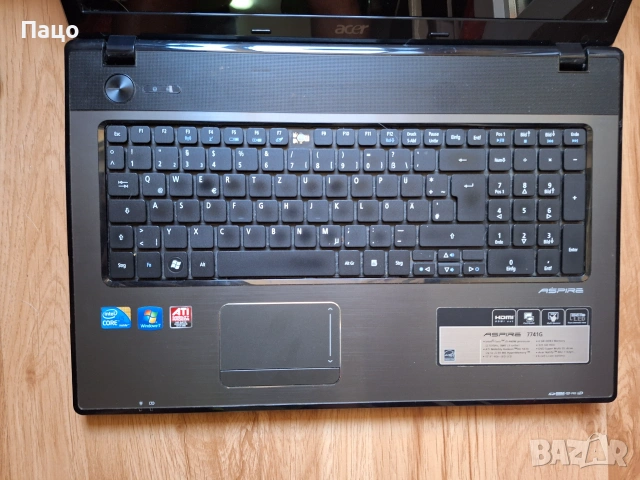 Acer Aspire 7741G / тестван, снимка 7 - Части за лаптопи - 55252673