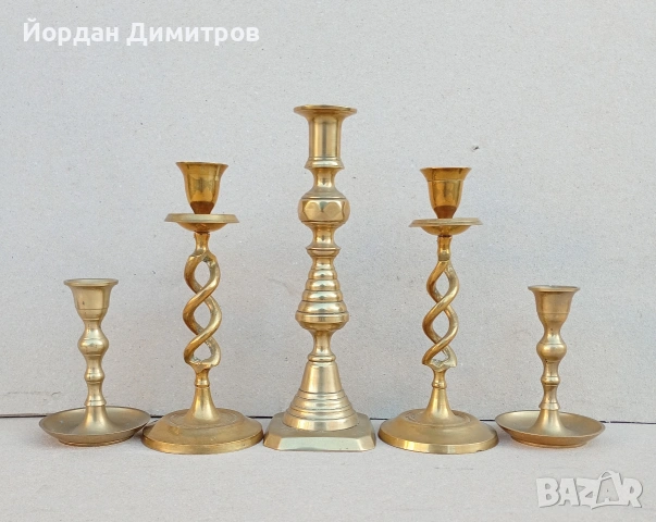 месингови свещници 