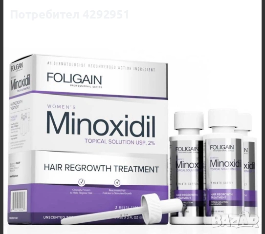 Minoxidil, Миноксидил за жени при косопад