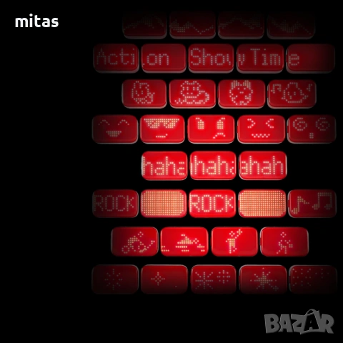 Задна SMART EMOJI LED стоп светлина за велосипед IGPSPORT ET6, USB-C, IPX7, Bluetooth, снимка 9 - Аксесоари за велосипеди - 54165696