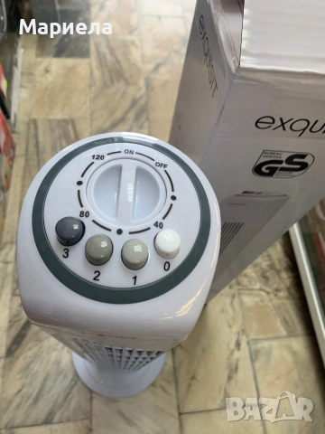 Вентилатор Exquisit Tower,45 W, 3 скорости, таймер 120 мин, снимка 5 - Вентилатори - 55200458