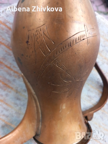 много стара арабска / дала / - кафеник, снимка 3 - Антикварни и старинни предмети - 54206313