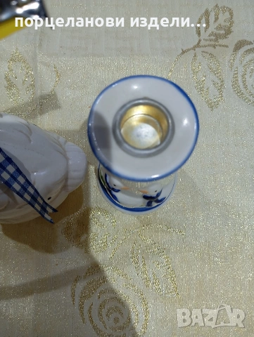порцеланов прекрасен сет свещници с фигура на пате , снимка 10 - Колекции - 54010683