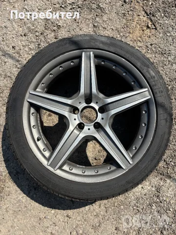 Продавам ” Mercedes джанти 8Jx19 ET30 5x112 + гуми 245/40 R19