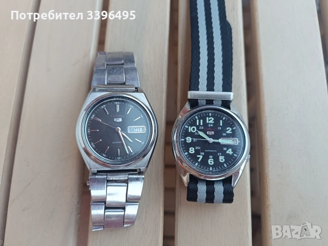 Автоматични часовници Seiko 5, снимка 3 - Мъжки - 54990578