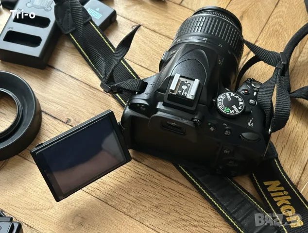 Nikon D5100 + светкавица, 2 обектива, 2 батерии, аксесоари и раница Lowepro, снимка 14 - Фотоапарати - 55598307