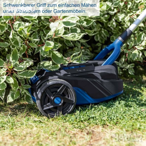 Акумулаторна косачка за трева Scheppach IXES BC MP220 X 21.5 Мини косачка за трева Мулчиране Косене, снимка 2 - Градинска техника - 54939878