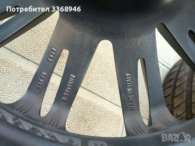 Джанти Audi 19" 5x112 с гуми 255/35/19 Ауди А4 А5 А6 А6 А7 А8 ТТ, снимка 11 - Гуми и джанти - 54693275