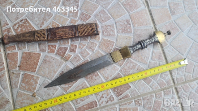 Нож, кама, кинжал. Туарегска кама, снимка 6 - Антикварни и старинни предмети - 54556179