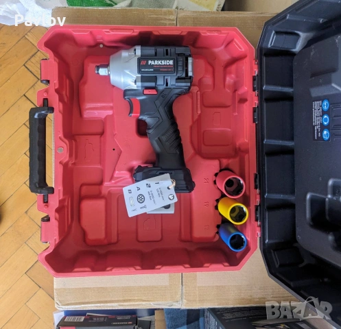  Гайковерт Parkside Performance  600Nm (8Ач + зарядно), снимка 2 - Винтоверти - 55164250