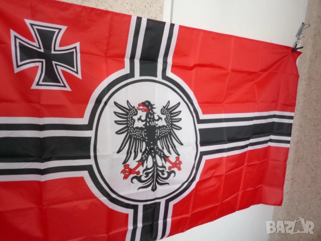 Германска империя знаме Райха военно Германия германско война нашествие превземане кръст слава , снимка 2 - Декорация за дома - 54704672