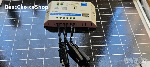панел комплект монокристален соларен панел 25W 12V с контролер и монтаж, снимка 5 - Къмпинг осветление - 55305550
