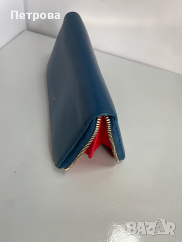 Кожен портфейл Christian Louboutin Оригинал, снимка 8 - Портфейли, портмонета - 54638082