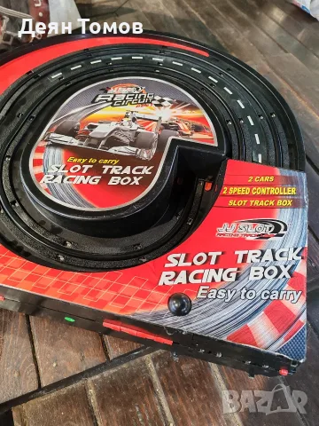 Портативна състезателна писта JJ Slot Racing Circuit , снимка 6 - Електрически играчки - 55390411