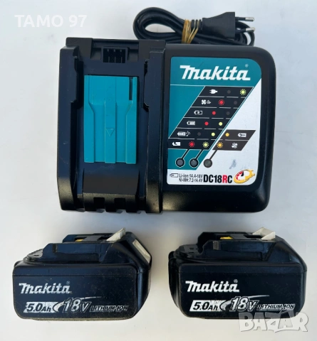 Makita DHR280 - Мощен безчетков перфоратор 2x18V 5.0Ah, снимка 6 - Перфоратори - 54416454