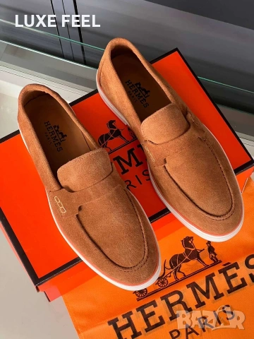 Hermes ⚜️Естествен Велур ⚜️, снимка 11 - Ежедневни обувки - 54282580