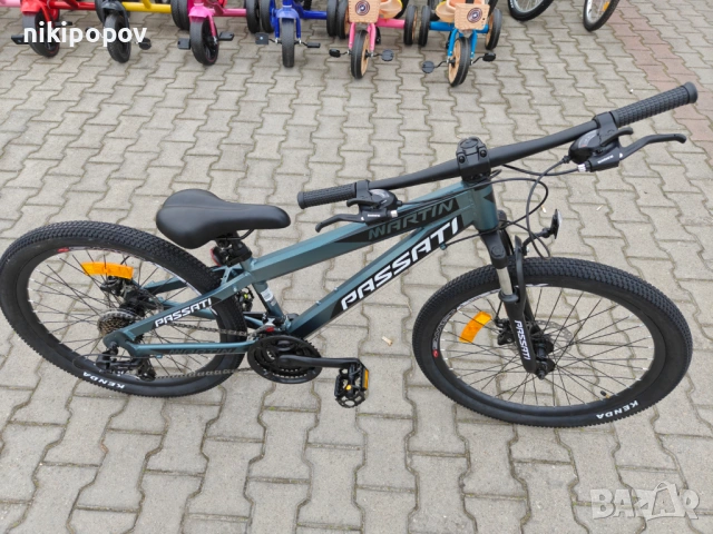 BG Алуминиев велосипед 24" MARTY сив, снимка 3 - Велосипеди - 54334755