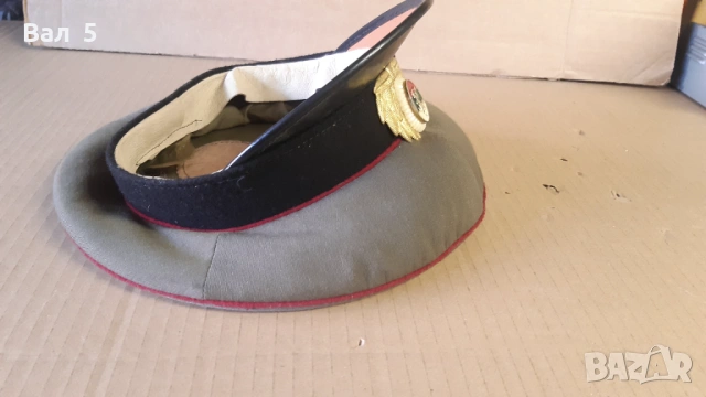 Военна соц офицерска фуражка БНА , НРБ, снимка 2 - Антикварни и старинни предмети - 53987303