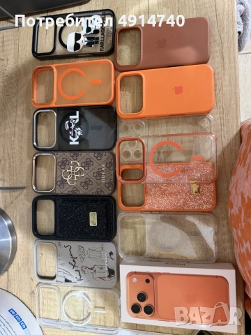 Айфон 17про 256GB в отлично състояние в комплект с много калъфки , снимка 10 - Apple iPhone - 55613946