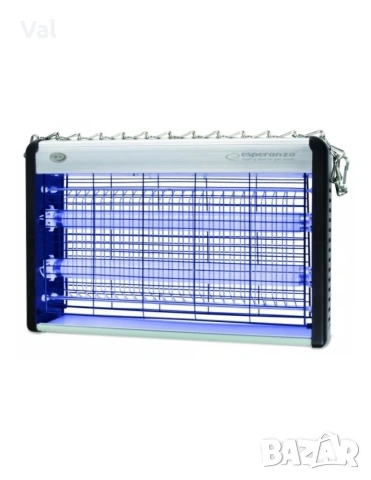 Лампа против насекоми UV Esperanza EHQ006 Hunter, 20W, 38,5х7,5х25см., 2 ГОДИНИ ГАРАНЦИЯ, снимка 2 - Други стоки за дома - 54786163