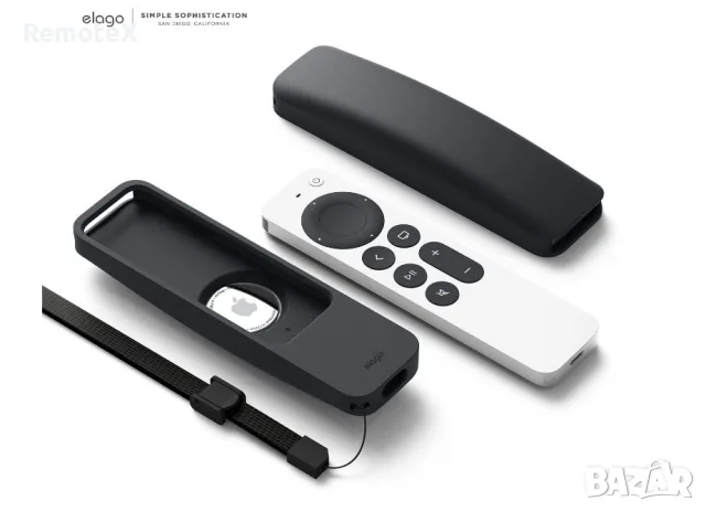 Apple TV 4K 2nd & 3rd Gen кейс за дистанционно управление с място за AirTag - elago R5, снимка 10 - Стойки, 3D очила, аксесоари - 55477923