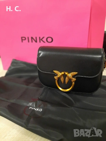 Оригинална дамска чанта PINKO, снимка 3 - Чанти - 54282970
