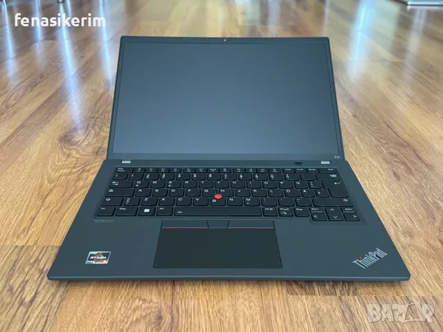 14' TOUCH Full HD+ Ryzen 5 PRO 6650u Lenovo ThinkPad T14 Gen 3 16GB LPDDR5/512GB NVMe/Radeon/Бат 10ч, снимка 4 - Лаптопи за работа - 55397493