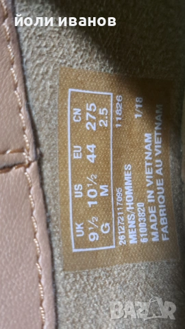 bugatti,Clarks-оригинални кожени обувки 43 и 44 номера, снимка 16 - Маратонки - 54114848