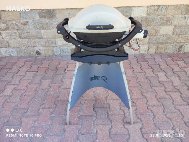 ГАЗОВО БАРБЕКЮ WEBER Q1000, снимка 9 - Барбекюта - 55458911