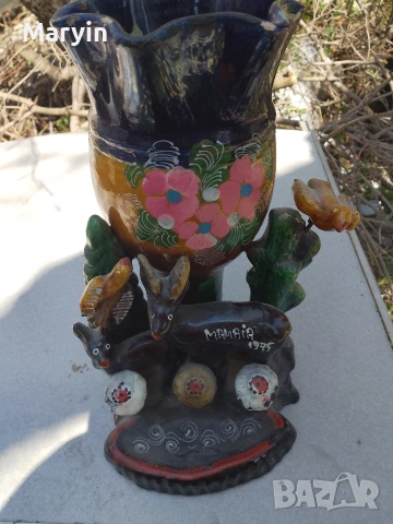Стара колекционерска ваза 1975г