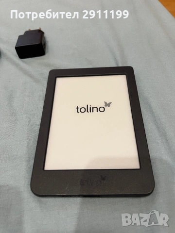 Четец Tolino, подсветка, USB кабел и зарядно