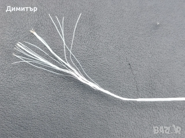 Проводник с тефлонова PTFE изолация 0.14мм2 посребрен, снимка 3 - Други машини и части - 54580088