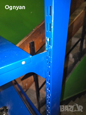 метален стелаж на колела, снимка 2 - Стелажи и щандове - 54128298