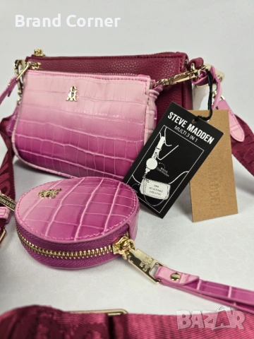 Нова дамска чанта Steve Madden Multi 3 in 1 Burgent-X, снимка 3 - Чанти - 54354901