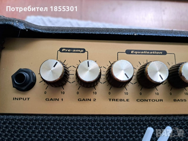 Китарен усилвател Marshall G15R CD, 15W, С реверб ефект, снимка 3 - Тонколони - 55163553
