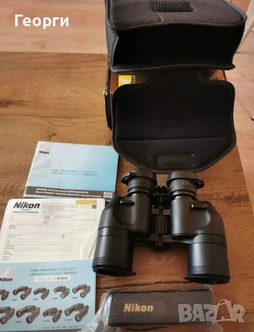 Бинокъл Nikon Action 8x40 CF, снимка 3 - Екипировка - 55399071