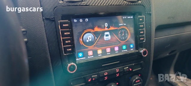 Мултимедийна навигация за автомобил 7-инчов дисплей VW Golf 5 