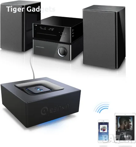 Esinkin W29-US Bluetooth аудио приемник за стерео уредби и активни тонколони, снимка 5 - Ресийвъри, усилватели, смесителни пултове - 55405166