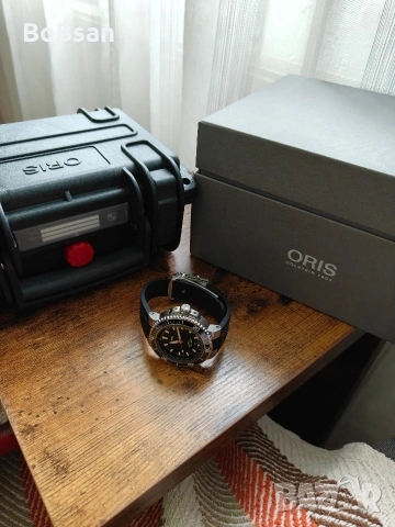 Oris Aquis Diving Depth Gauge 733 7755 4154-Set RS, снимка 9 - Мъжки - 54534201