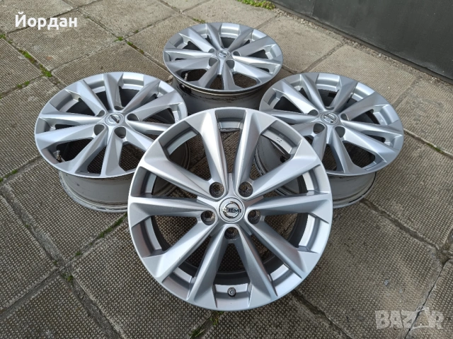 ОРИГИНАЛНИ джанти 17 ' цола 5x114,3 НИСАН Кашкай / NISSAN QASHQAI J10 J11 7J ET40 + датчици