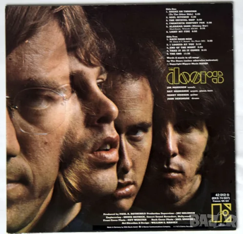 Грамофонни плочи на The Doors. Цени в обявата., снимка 2 - Грамофонни плочи - 55437252