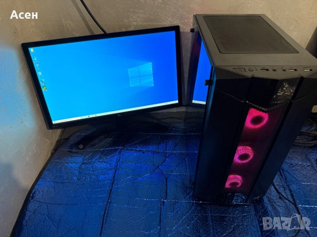 продавам геймърски компютър дънна платка ASRock B460 Phantom Gaming 4.  LGA 1200 