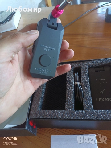 LEKATO WS-90 Безжична китарна система 5.8 GHz Безжичен предавател за китара , снимка 7 - Китари - 54819306
