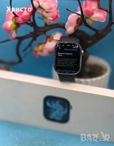 ГАРАНЦИОНЕН!!! Смарт часовник Apple Watch 11 GPS, Корпус Space Grey Aluminium 42mm , снимка 7 - Смарт часовници - 53998864